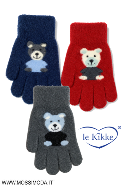 *OTTOBRE *LE KIKKE* Guantini Bimbo Teddy Smile Art.AB5058